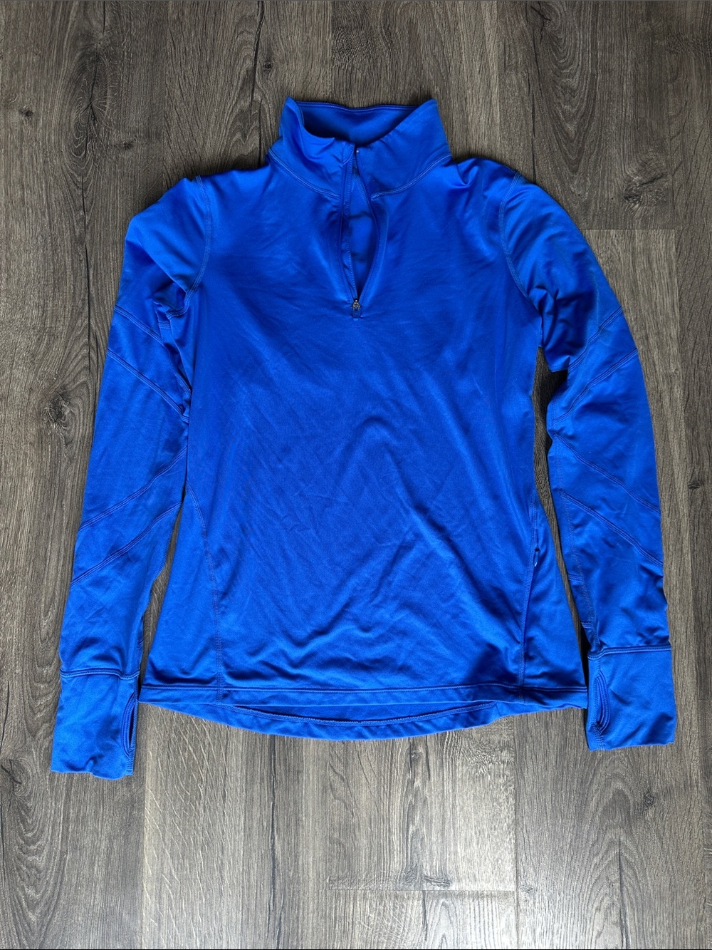 Women’s Gap Bright Blue Quarter-Zip Athletic Pullover